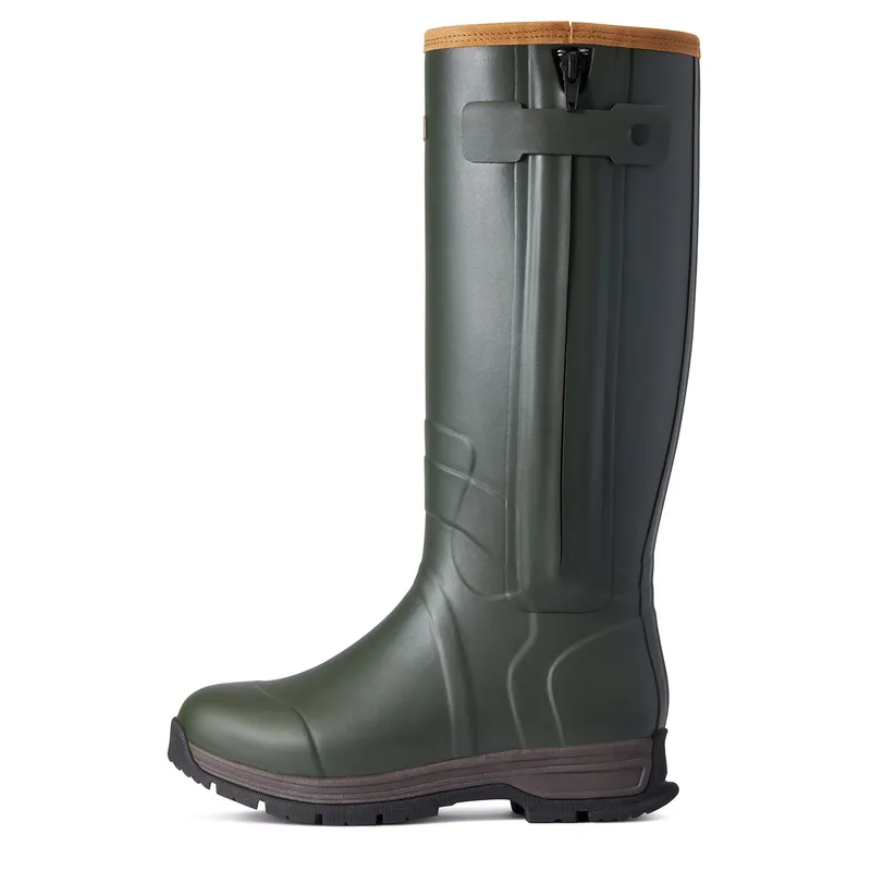 Ariat Women's Burford Insulated Zip Rubber Boot Olive - Image 5