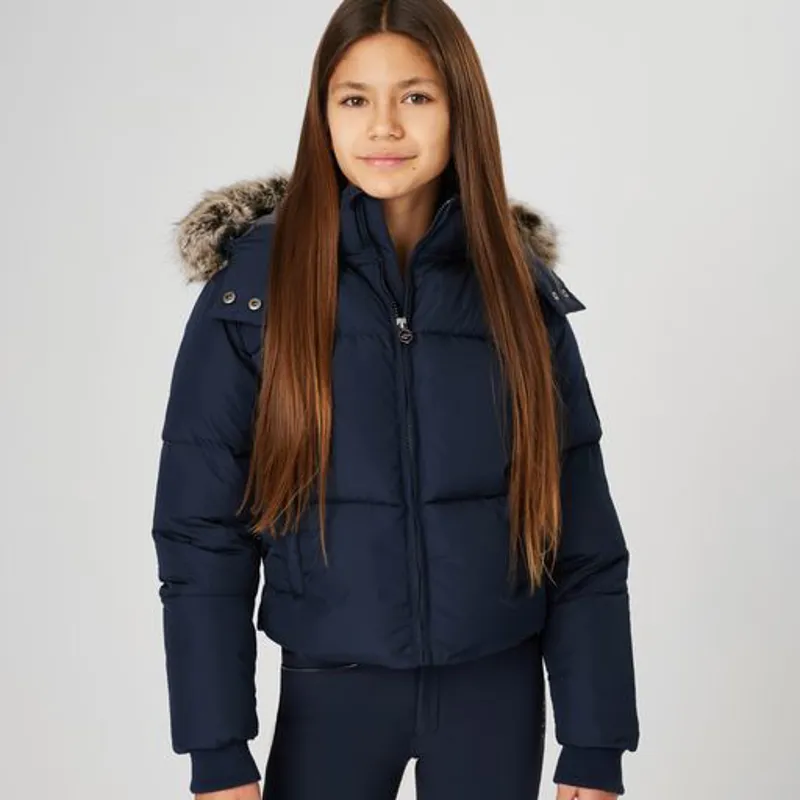 LeMieux Young Rider Gia Puffer Jacket Navy - Image 3