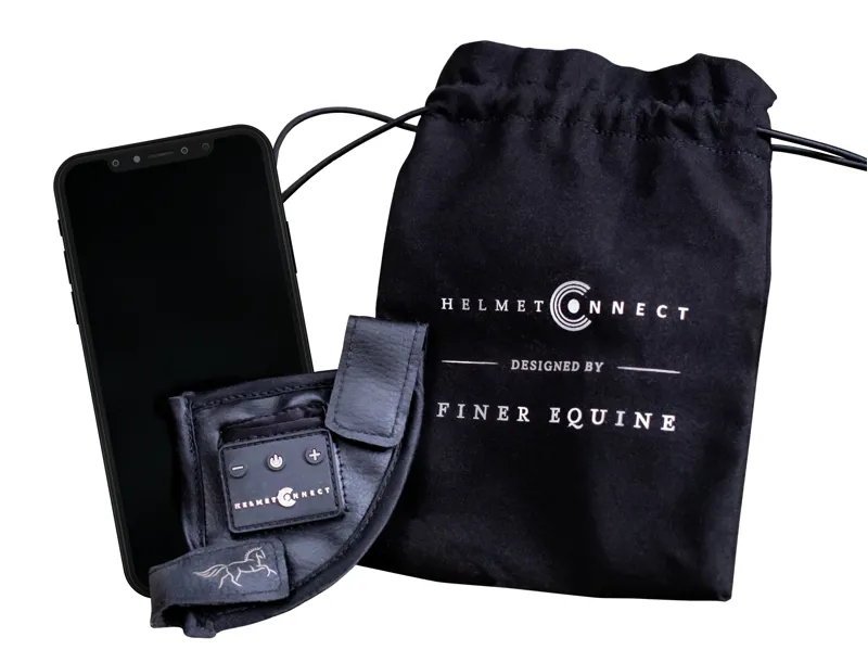 Finer Equine Helmet Connect Removable Bluetooth Headphone. - Image 4