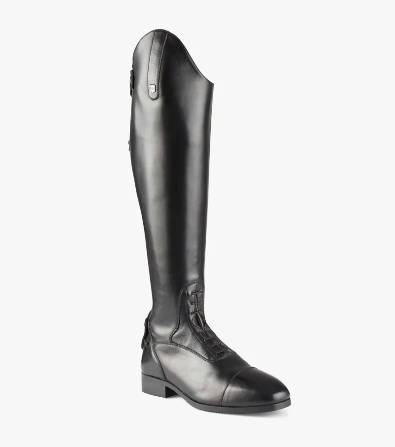 Premier Equine Galileo Mens Long Leather Field Riding Boot Black