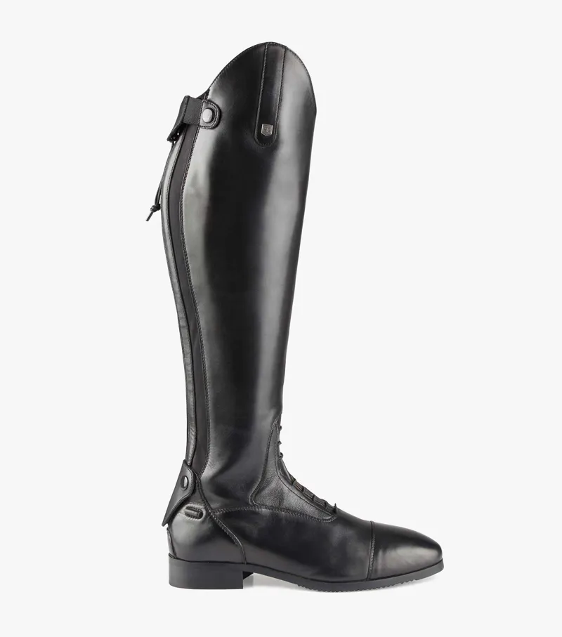 Premier Equine Galileo Mens Long Leather Field Riding Boot Black - Image 2