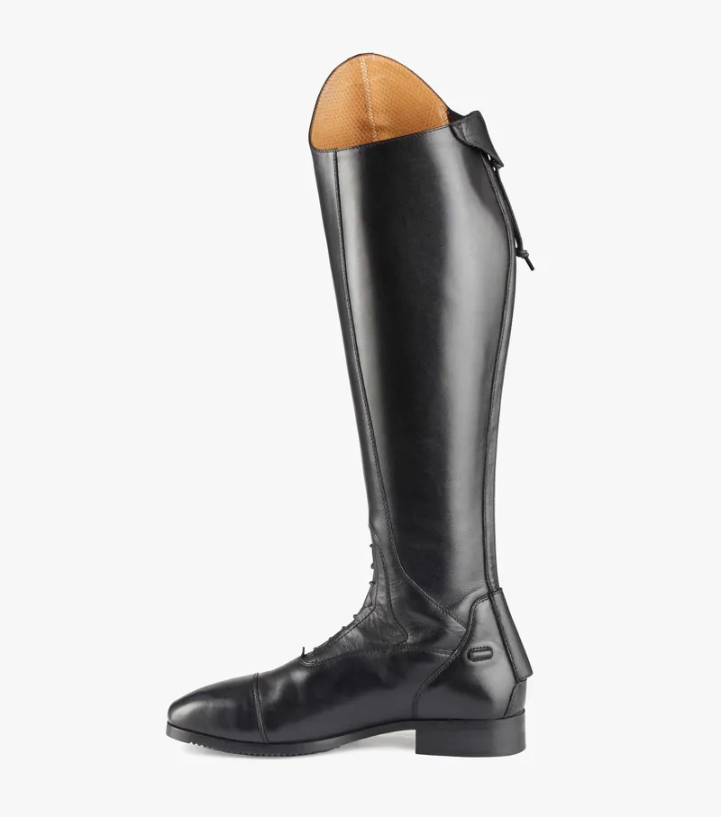 Premier Equine Galileo Mens Long Leather Field Riding Boot Black - Image 4