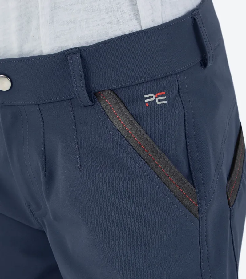 Premier Equine Gando Boys Gel Knee Riding Breeches Navy - Image 4