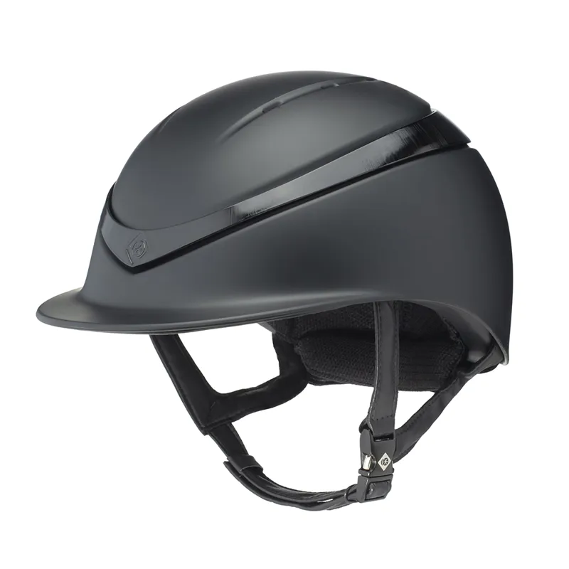 Charles Owen Halo Hat Black Matt /Black Gloss