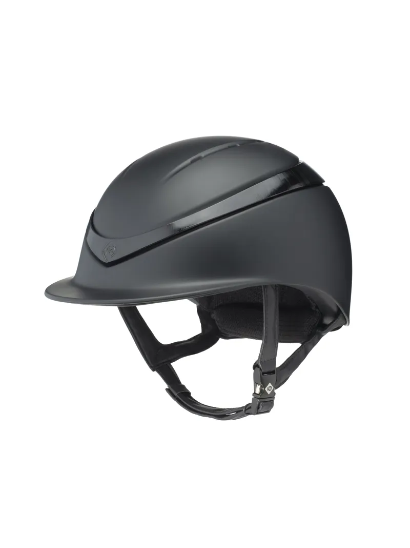 Charles Owen Halo Hat With MIPS - Black Matt / Black Gloss