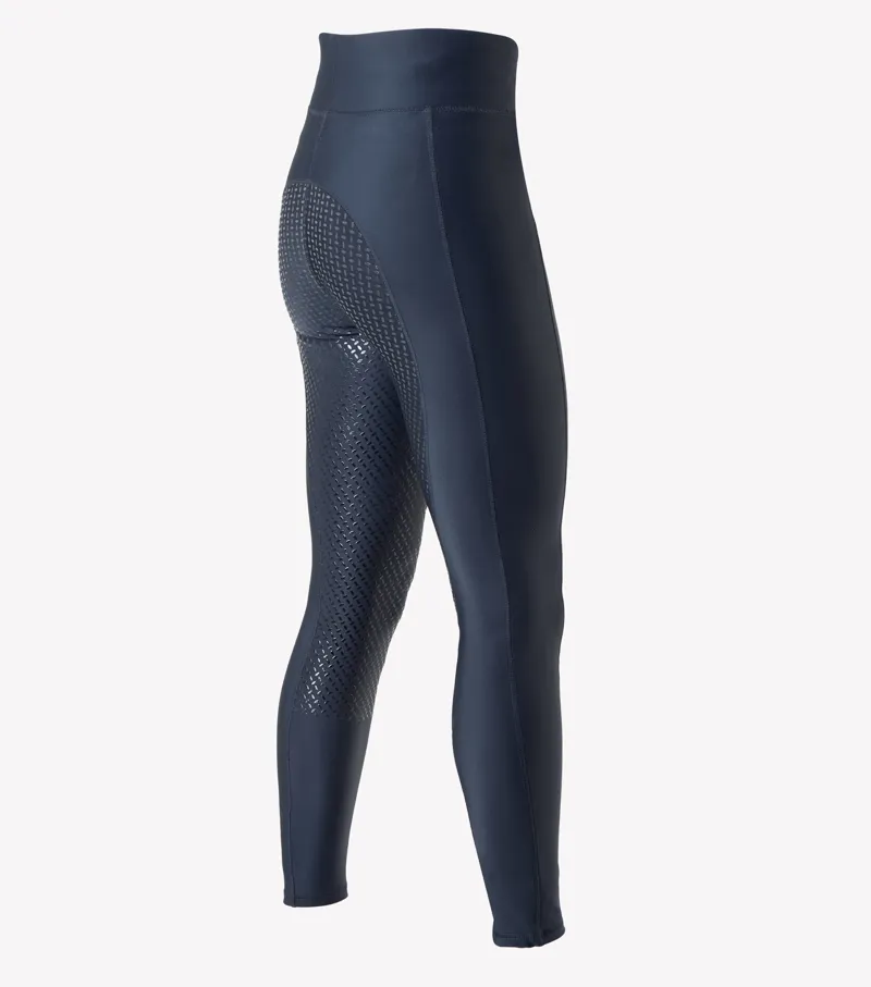 Premier Equine Hattina Ladies Full Seat Gel Riding Tights Navy - Image 3