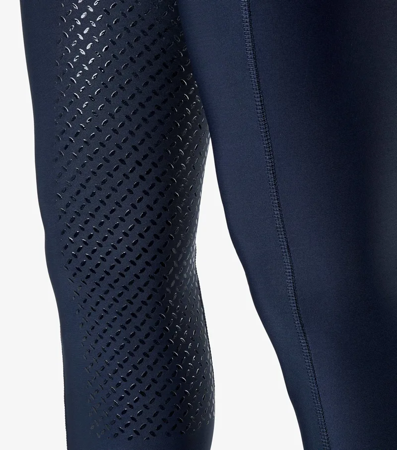 Premier Equine Hattina Ladies Full Seat Gel Riding Tights Navy - Image 5