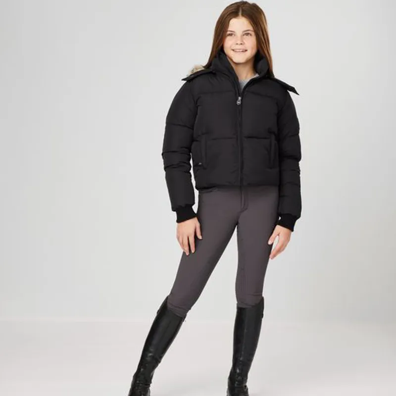 LeMieux Young Rider Gia Puffer Jacket Black - Image 3