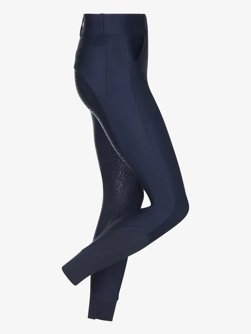 LeMieux Demi Pull On Bregging Full Seat Navy - Image 2