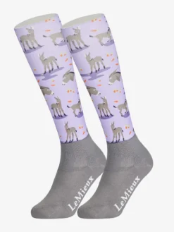 LeMieux Footsie Socks Donkeys