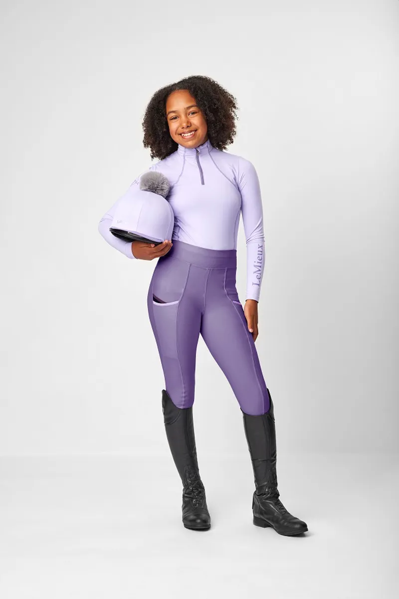 LeMieux Young Rider Base Layer Wisteria - Image 4