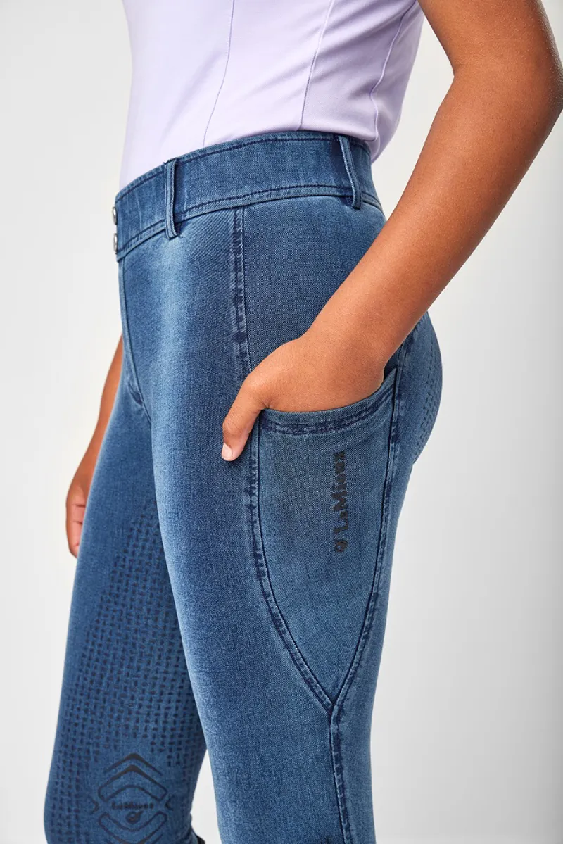 LeMieux Young Rider Annabelle Bregging Indigo - Image 3