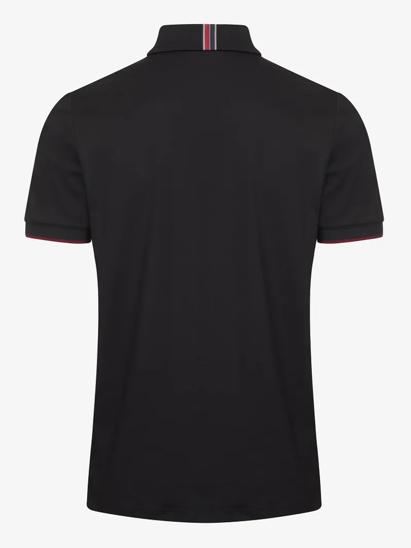 LeMieux Mens Elite Zip Polo Shirt Black - Image 5