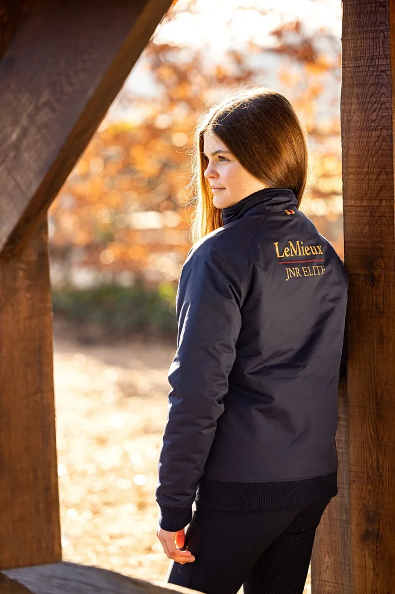 LeMieux Young Rider Elite Team Jacket Navy - Image 6