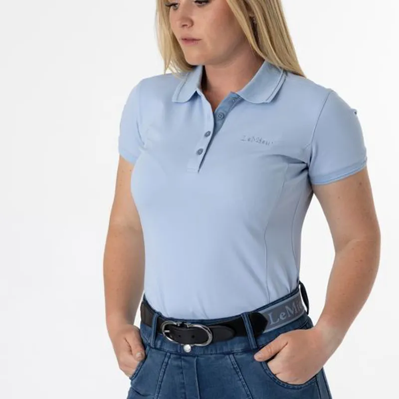 LeMieux Polo Shirt Mist - Image 5
