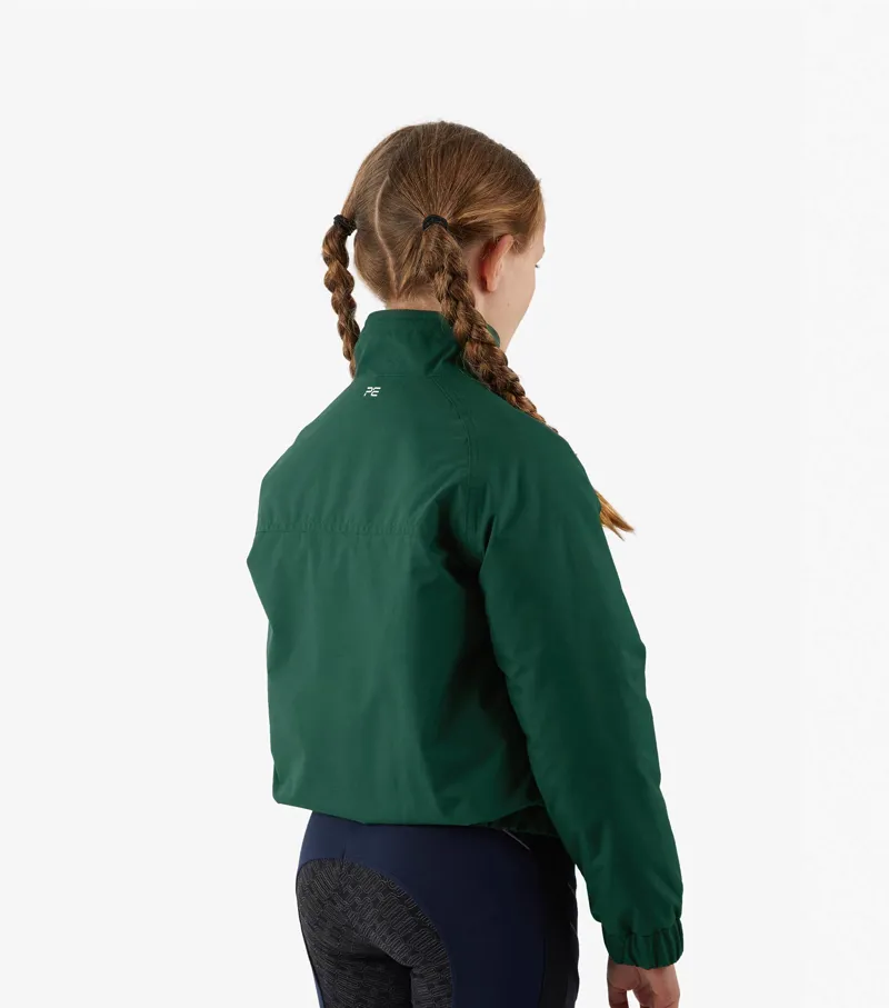 Premier Equine Junior Pro Rider Unisex Riding Jacket Green - Image 3