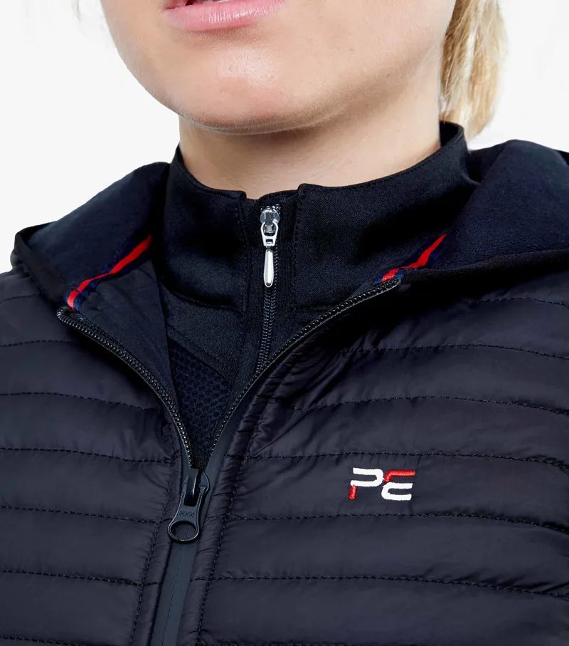 Premier Equine Lamera Ladies Hybrid Technical Riding Gilet Black - Image 4