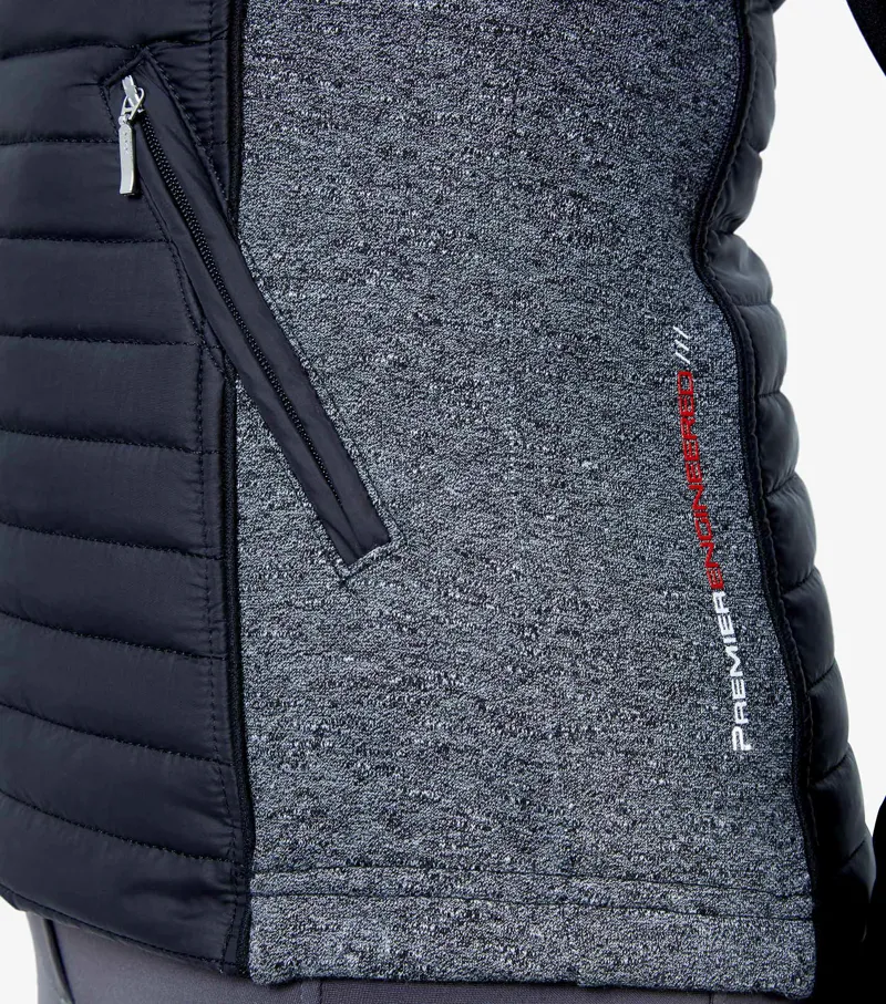 Premier Equine Lamera Ladies Hybrid Technical Riding Gilet Black - Image 7