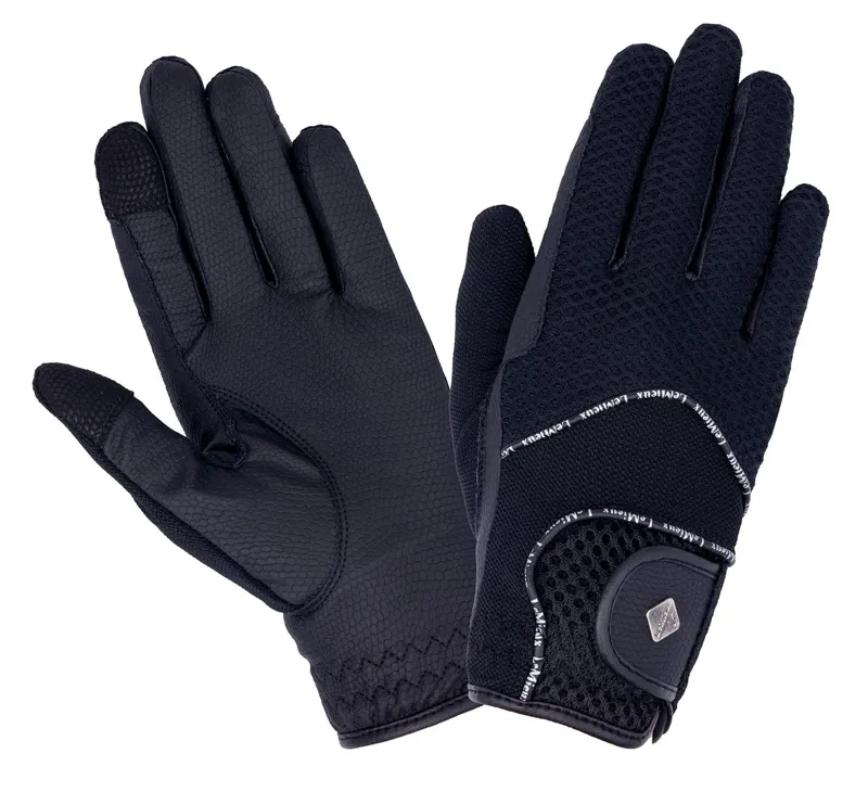 LeMieux 3D Mesh Riding Gloves Navy