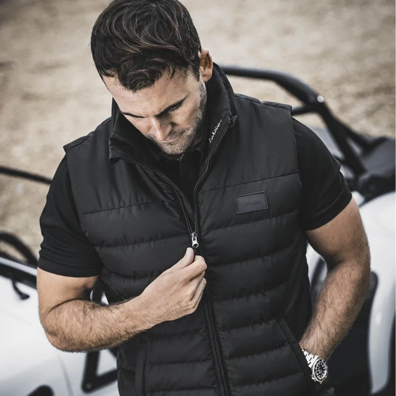 LeMieux Elite Mens Gilet Black - Image 4