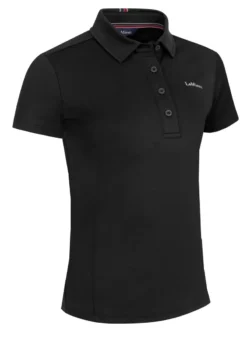 LeMieux Elite Mens Polo Shirt Black