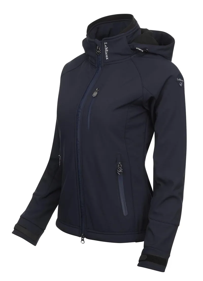 LeMieux Elite Ladies Soft Shell Jacket Navy - Image 4
