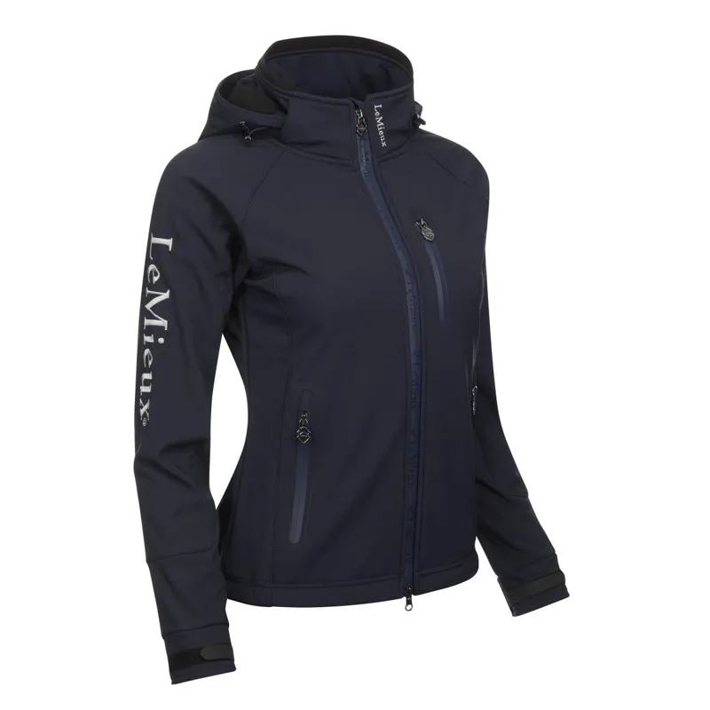 LeMieux Elite Ladies Soft Shell Jacket Navy - Image 3