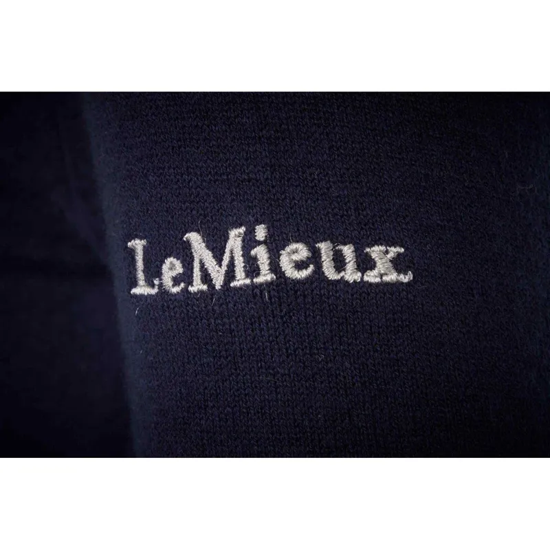 LeMieux Elite Ladies V-Neck Jumper Navy - Image 4