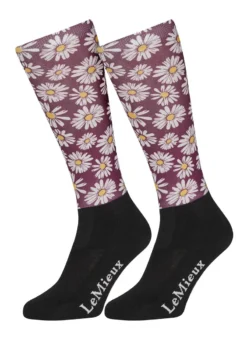 LeMieux Footsie Sock Daisies