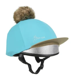 LeMieux Pom Hat Silk Azure