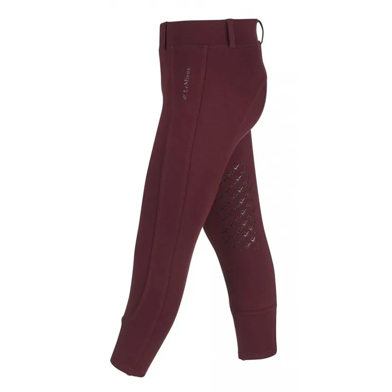 LeMieux Junior Pro Breeches Burgundy - Image 2
