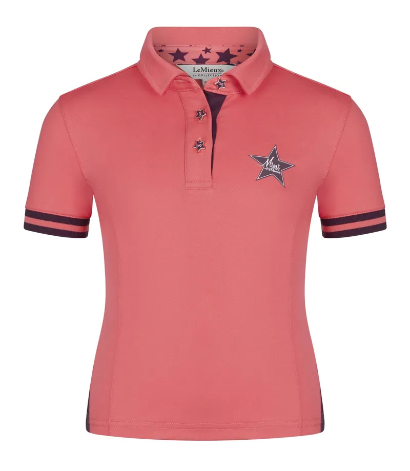 LeMieux Mini Polo Shirt Papaya