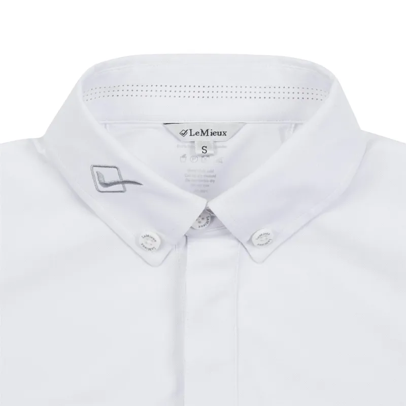 LeMieux Mens Competition Shirt White - Image 6
