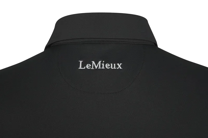 LeMieux Mens Polo Shirt Black - Image 6