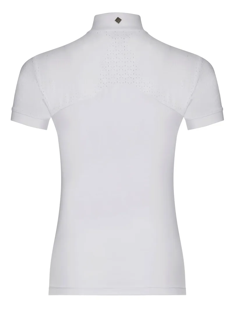 LeMieux Olivia Short Sleeve Show Shirt White - Image 2