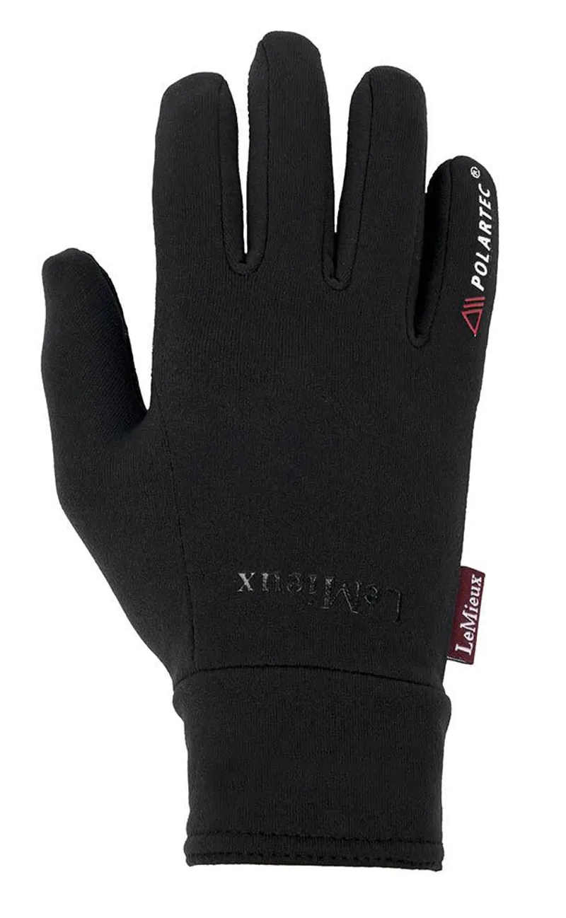 LeMieux PolarTec Glove Black - Image 3
