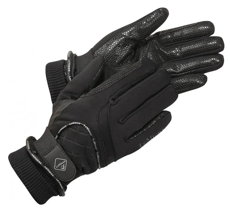 LeMieux Waterproof Lite Gloves Black