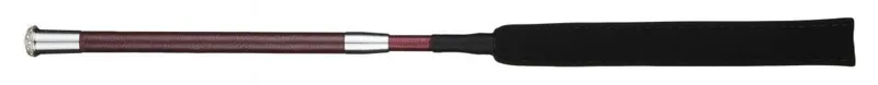 LeMieux Junior Rhone Diamante Baton Whip Burgundy