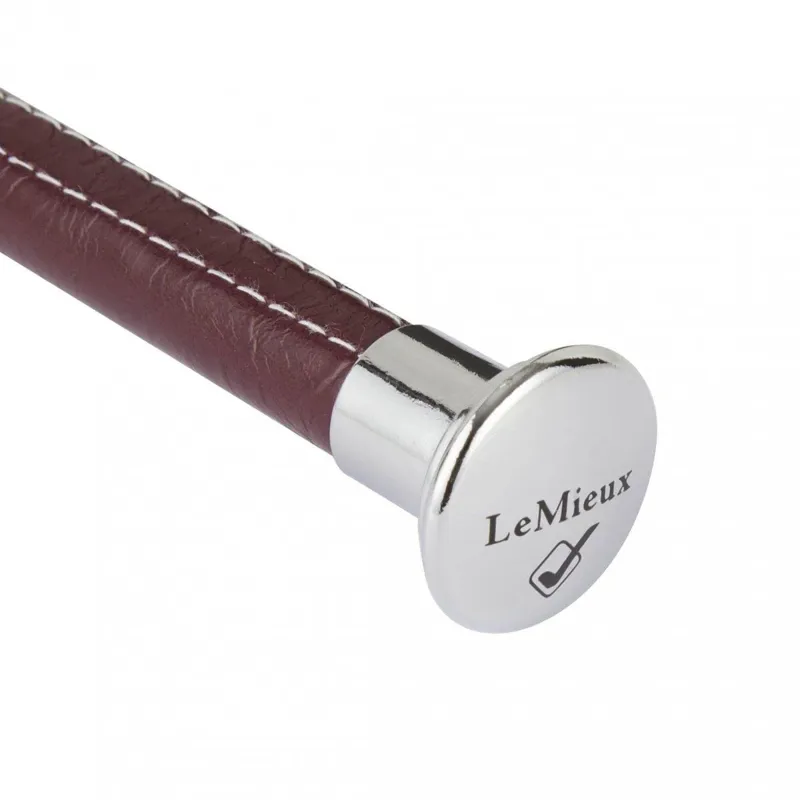 LeMieux Rhone Pro Baton Whip Burgundy - Image 2