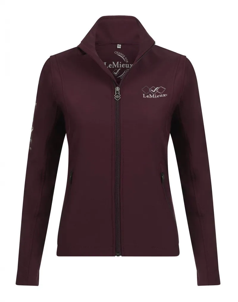 LeMieux Team Soft Shell Jacket Burgundy
