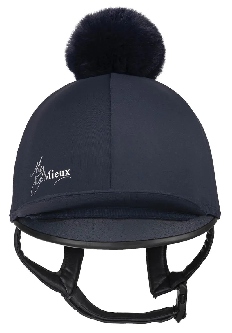 LeMieux Young Rider Hat Silk Indigo - Image 2