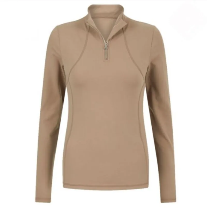 LeMieux Liberte Zipped Base Layer Mink UK 10 - Image 2