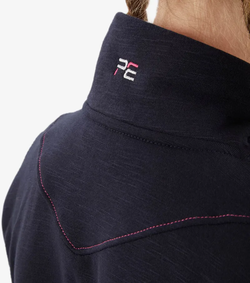 Premier Equine Lillio Girls Riding Jacket Navy - Image 5