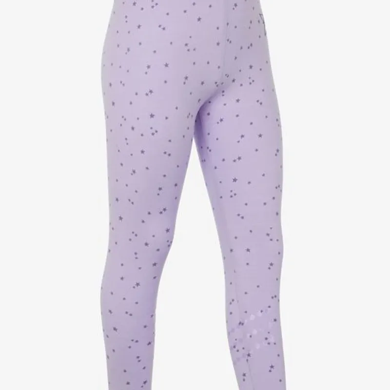LeMieux Mini Leah Riding Legging 2 Pack Wisteria-Dove - Image 3