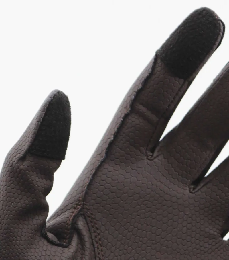 Premier Equine Lucca Junior Riding Gloves Brown - Image 4