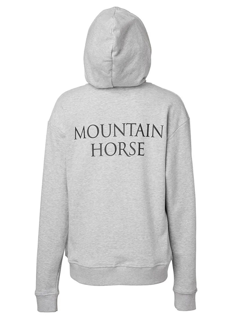 Mountain Horse Hoodie Grey Melange - Image 2
