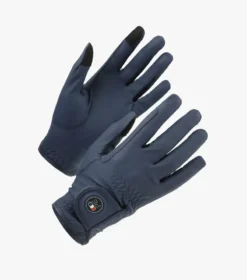 Premier Equine Metaro Ladies Riding Gloves Navy