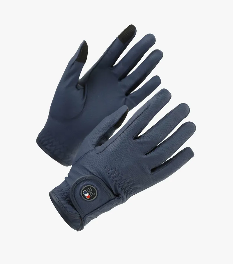 Premier Equine Metaro Ladies Riding Gloves Navy