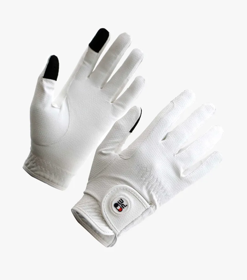 Premier Equine Metaro Ladies Riding Gloves White