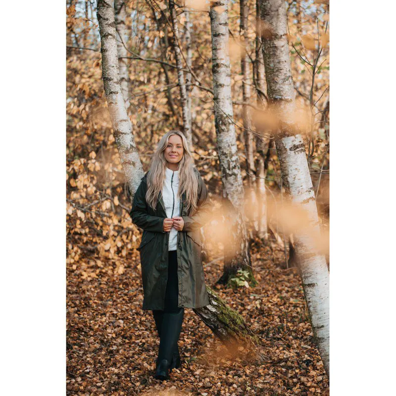 Mountain Horse Mindy Rain Coat Green - Image 3